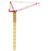Cẩu th&aacute;p gật g&ugrave; Luffing Jib sức n&acirc;ng 12-185 tấn