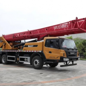STC250BEV | Cần cẩu SANY pin điện b&aacute;nh lốp tải trọng 25 tấn