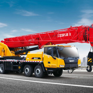 STC500BEV | Cần cẩu SANY pin điện b&aacute;nh lốp tải trọng 50 tấn